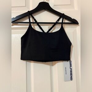 Girlfriend Collective Black Crop Top